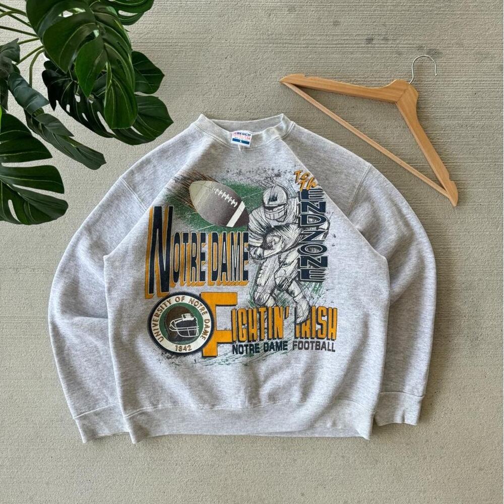 Vintage 90s notre dame fighting